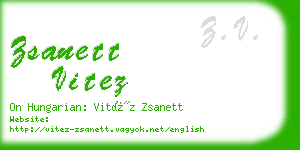 zsanett vitez business card